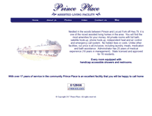 Tablet Screenshot of princeplace.com
